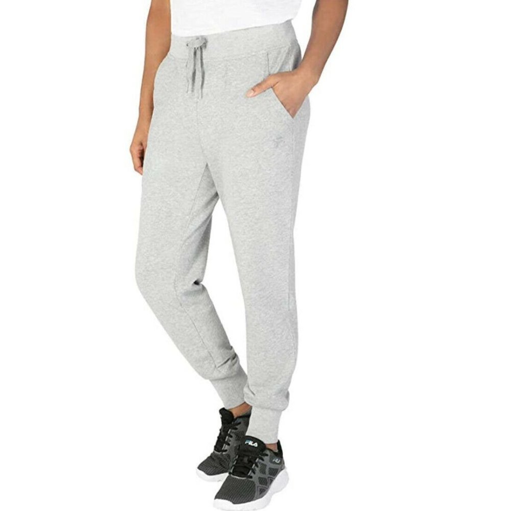NWoT Fila Womens French Terry Jogger Gray Activewear Jogger Size Small $50 5D262